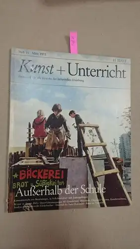 Friedrich Verlag: Kunst + Unterricht. Heft 15 / März 1972
 Zeitschrift für alle Bereiche der ästhetischen Erziehung. 