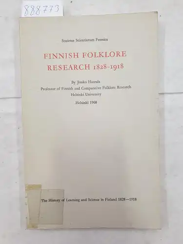 Hautala, Jouko: Finnish Folklore Research 1828-1918 
 Societas Scientiarum Fennica. 
