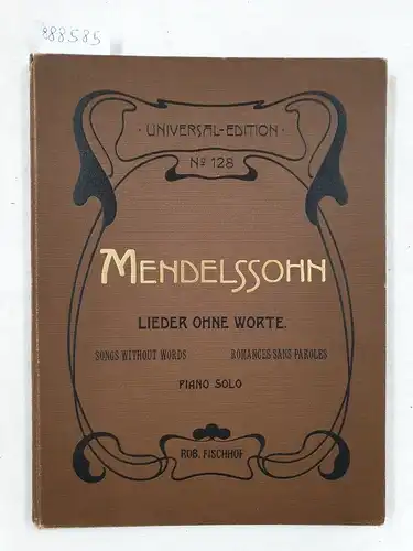 (Universal-Edition No. 128), Lieder Ohne Worte / Romances Sans Paroles / Songs Without Words : für Piano Solo