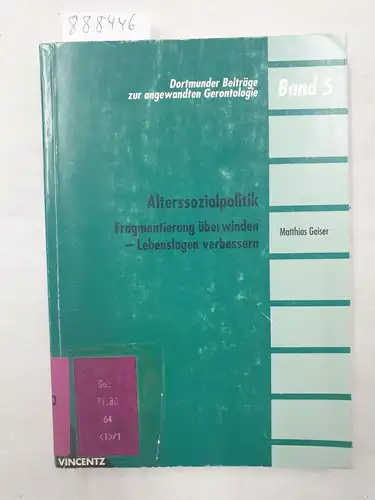 Geiser, Matthias: Altersozialpolitik. 