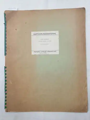 Canticum Psalmi Ad Laudes für Sopran und Instrumente : Dirigierpartitur