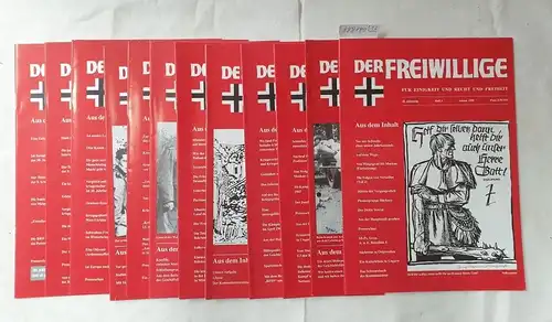 Munin Verlag (Hrsg.): Der Freiwillige : 45. Jahrgang : 1999 : Heft 1-12 : Komplett in 12 Heften. 
