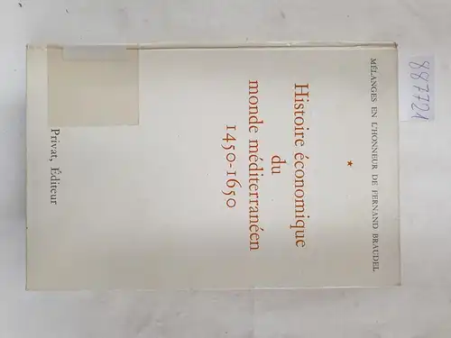 Labrousse, Ernest: Histoire économique du monde méditerranéen 1450-1650 
 Mélanges en l'honneur de Fernand Braudel. 
