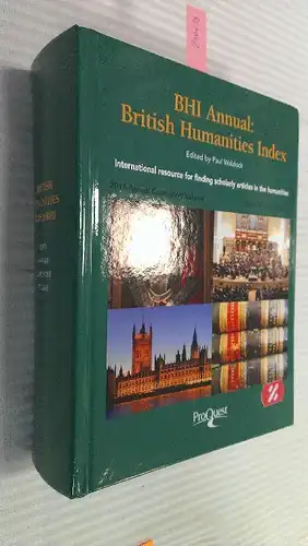 Waldock, Paul: BHI Annual: British Humanities Index. 