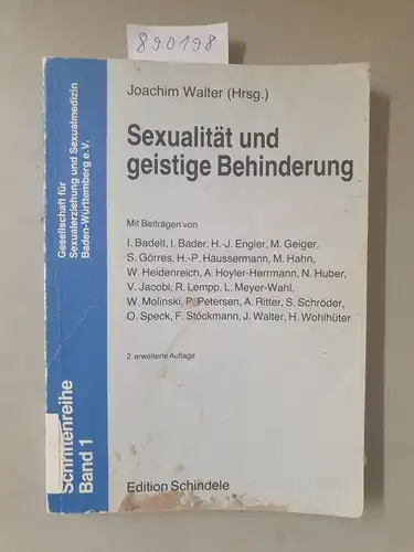 Walter, Joachim (Hrsg.): Sexualität und geistige Behinderung. 