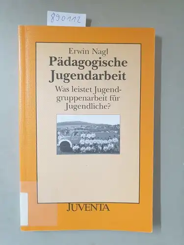 Nagl, Erwin: Pädagogische Jugendarbeit: Was leistet Jugendgruppenarbeit für Jugendliche? (Juventa Paperback). 