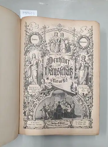 Verlag Friedrich Pustet (Hrsg.): Deutscher Hausschatz in Wort und Bild : 10. Jahrgang : No. 1-52 : Oktober 1883 bis Oktober 1884. 