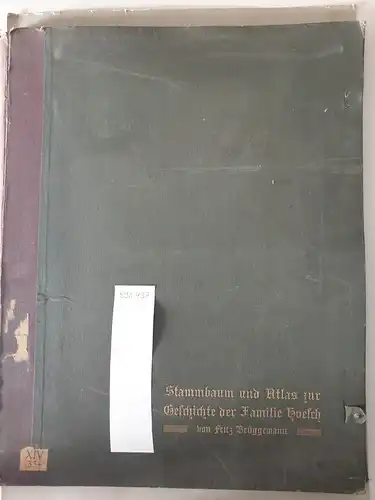 Brüggemann, Fritz (Bearb.): Stammbaum und Atlas zur Geschichte der Familie Hoesch
 Mit Stammbaum, Einleitung zum Stammbaum und Karten zum Band "Geschichte der Familie Hoesch". 