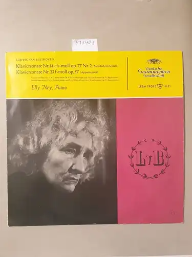 Deutsche Grammophon LPEM 19 085 : NM / EX, Beethoven : Klaviersonate Nr. 14 cis-moll (Mondschein-Sonate) : Nr. 23 f-moll (Appassionata)