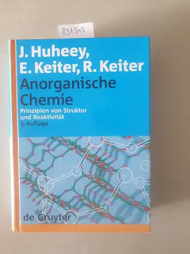 Huheey, James E., Richard Keiter und Ellen A. Keiter: Anorganische Chemie: Prinzipien von Struktur und Reaktivität. 