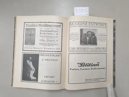 Muthesius, Hermann: Die Werkbund-Arbeit der Zukunft. (Und:) Friedrich Naumann, Werkbund und Weltwirtschaft. (Und:) Der Werkbund-Gedanke in den germanischen Ländern. Oesterreich-Ungarn, Schweiz, Holland, Dänemark, Schweden, Norwegen. 