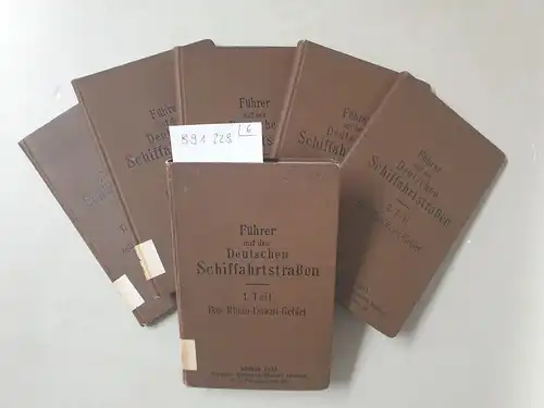 Königlich Preußisches Ministerium der öffentlichen Arbeiten (Hrsg.): Führer auf den Deutschen Schiffahrtstraßen
 Tabellarisches Handbuch in 6 Teilen. 