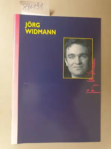 Widmann, Jörg: Verzeichnis der veröffentlichten Werke / List of Published Works : (Dezember 2008). 