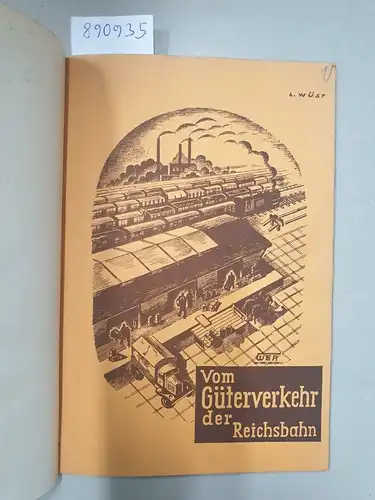 Gerhardt, Paul: Vom Güterverkehr der Reichsbahn 
 (nach dem neuesten Stand ergänzter Abdruck aus Westermanns Monatsheften). 