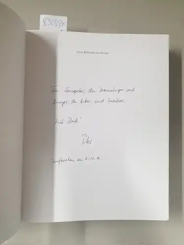 Konwitschny, Peter und Andrea Welker (Hrsg.): Peter Konwitschny : "Mensch, Mensch, Mensch!" ; Oper als Zentrum der Gegenwart : (signiertes Exemplar). 