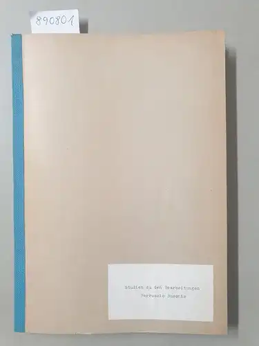 Krellmann, Hanspeter: Studien zu den Bearbeitungen Ferruccio Busonis : (Maschinen-Typoskript des Verfassers) 
 Inaugural-Dissertation zur Erlangung des Doktorgrades der Philosophischen Fakultät zu Köln). 