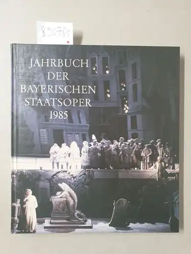 Krellmann, Hanspeter: Jahrbuch der Bayerischen Staatsoper 1985, VIII 
 (Porträts, Proben- bzw. Szenenfotos, Dokumente u.a.). 