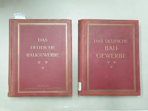 Wirtschaftsarchiv für Bauwesen, Köln: Das deutsche Baugewerbe : Sammlung Westdeutschland : Rheinland-Westfalen : Band I und II : 2 Bände 
 Redaktionelle Beiträge unter Mitwirkung der führenden Architekten und Ingenieure. 