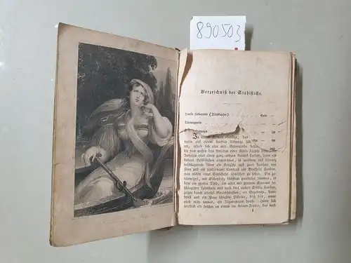 Tromlitz, A. von: Vielliebchen. Historisch-Romantisches Taschenbuch für 1834 (mit 2 erhaltenen Stahlstichen). 