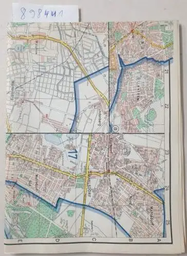 Richard Schwarz Nachf. Landkartenverlag (Hrsg.): Berliner Stadtplan mit den Verwaltungsbezirksgrenzen, Sektorengrenzen, Stadtgrenzen. Maßstab 1 : 30 000. 