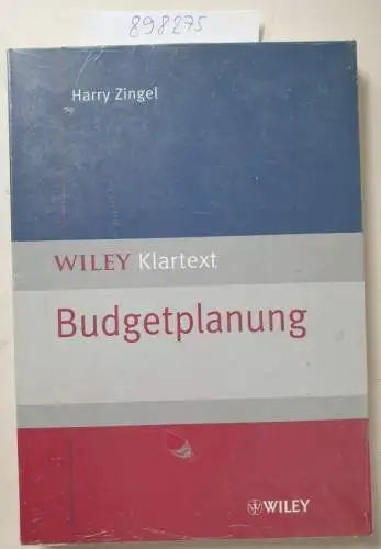 Zingel, Harry: Budgetplanung (WILEY Klartext). 