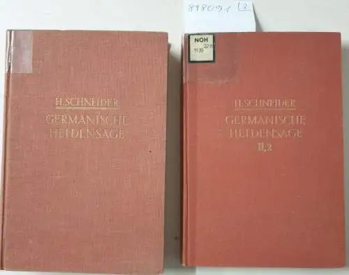 Schneider, Hermann: Germanische Heldensage : Band I Deutsche Heldensage und Band II.2 Englische Heldensage : 2 Bände 
 (Grundriss der germanischen Philologie 10/I und 10/3). 