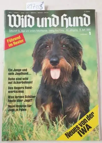 Verlag Paul Parey: Wild und Hund : 93. Jahrgang 1990 : Heft 1-26 : komplett. 