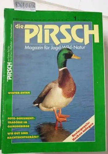 Die Pirsch - Magazin für Jagd - Wild - Natur: Die Pirsch : kompletter 45. Jahrgang 1993 : Heft 1 - 26 : in 26 Heften : (sehr gute Exemplare). 