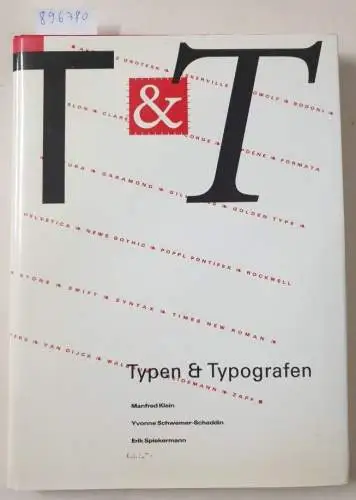 Klein, Manfred / Schwemer-Scheddin: Typen Typografen. 