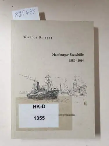 Kresse, Walter: Hamburger Seeschiffe 1889 - 1914 : Seeschiffs-Verzeichnis der Hamburger Reedereien mit Namensregistern der Kapitäne und der Schiffe
 (= Mitteilungen aus dem Museum für Hamburgische Geschichte, Neue Folge, Band X). 