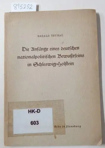 Thurau, Harald: Die Anfänge eines deutschen nationalpolitischen Bewußtseins in Schleswig- Holstein
 ( = Schriften zur Volksforschung Schleswig- Holsteins, 2). 