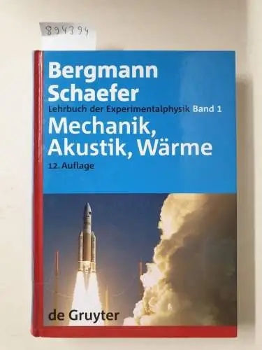 Lüders, Klaus und Gebhard von Oppen: Lehrbuch der Experimentalphysik; Teil: Bd. 1., Mechanik, Akustik, Wärme. 