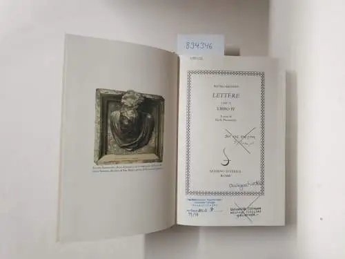 Aretino, Pietro: Lettere, Tomo IV, Libro IV, a cura di Paolo Procaccioli
 (Edizione Nazionale delle Opere di Pietro Aretino). 