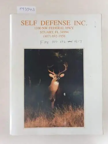 Self Defense Inc: Catalog / Katalog. 