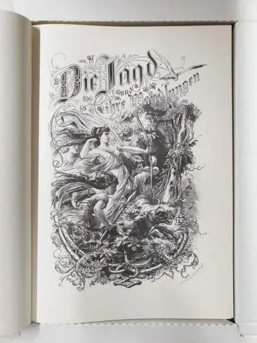 Corneli, Rene: Die Jagd und ihre Wandlungen in Wort und Bild : Bibliophiler Reprint 
 (Nachdruck der Ausgabe: Ellerman, Harms & Cie., Amsterdam 1884). 