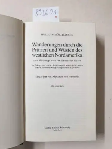 Möllhausen, Balduin: Wanderungen durch die Prärien und Wüsten des westlichen Nordamerika  : (Vom Mississippi nach den Küsten der Südsee ..). 