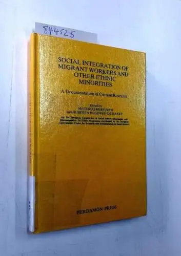 Hergurth, M: Social Integration of Migrant Workers and Other Ethnic Minorities. 