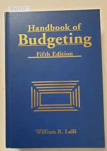 Lalli, William R: Handbook of Budgeting. 