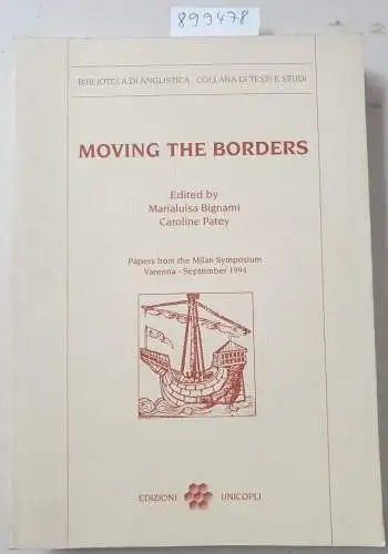 Bignami, Marialuisa Caroline Payey Eds: Moving the borders (Biblioteca di anglistica). 