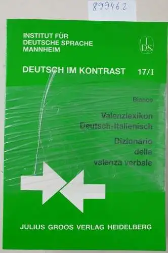 Bianco, Maria Teresa (Mitwirkender): Valenzlexikon Deutsch-Italienisch = Dizionario della valenza verbale 
 Maria Teresa Bianco / Deutsch im Kontrast ; Bd. 17. 