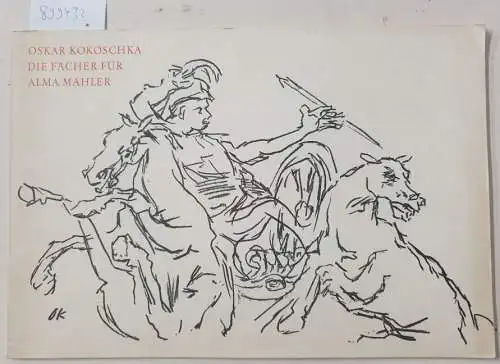 Spielmann, Heinz: Oskar Kokoschka. Die Fächer für Alma Mahler. (Mit einer Umschlagzeichung des Künstlers und einem Vorwort von Lise Lotte Möller) 
 Zur Eröffnung der...