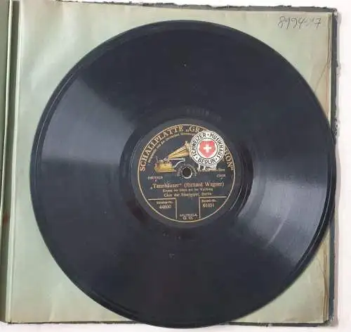 Deutsche Grammophon 61851, Tannhäuser : Einzug der Gäste / Pilgerchor : Bruno Seidler-Winkler : 78 RPM Shellac