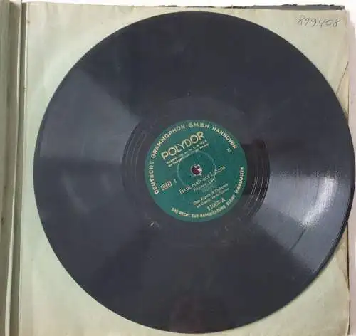 Polydor 11065, Freut euch des Lebens : Potpourri 1. und 2. Teil : 78 RPM Shellack