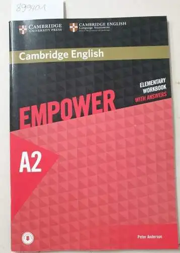 Klett Sprachen: Cambridge English Empower A2 Elementary 
 Workbook + downloadable Audio. 