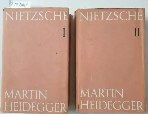 Heidegger, Martin: Nietzsche : Band I und II : Originalausgabe : 2 Bände : Komplett. 