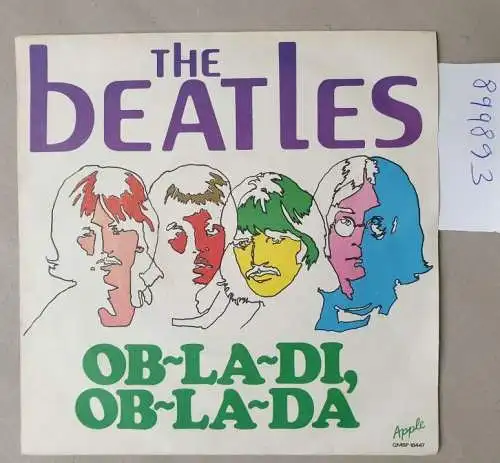 Apple Records QMSP 16447 : EX / EX, Ob-La-Di, Ob-La-Da / Back In The U.S.S.R