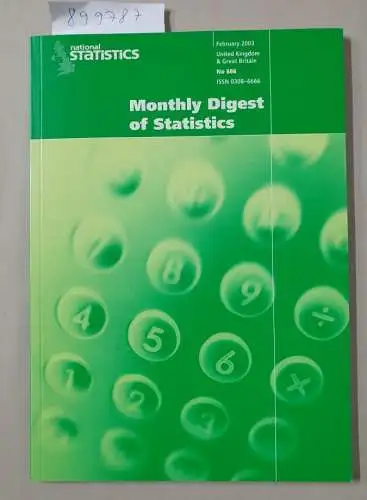 Insalaco, Ramona: Monthly Digest of Statistics No. 686 February 2003. 