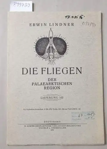 Lindner, Erwin: Die Fliegen der palaearktischen Region : Lieferung 320 
 9d. Psychodidae-Psychodinae. S.239-270, Textfig. 519-586 und Tafel LXXVI-XC. 