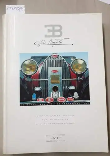 Ettore Bugatti s.r.l. (Hrsg.): EB : Ettore Bugatti : Internationales Journal für Automobile und Kunstgegenstände : No. 1, 2, 5, 6 : Konvolut 4 Bände 
 (Deutsche Ausgabe). 