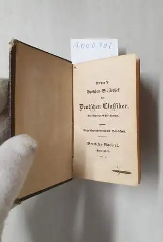 Schiller, Friedrich: Meyer´s Groschen-Bibliothek der Deutschen Classiker für alle Stände. Bändchen 107-111. 